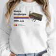 Retro Nostalgia 1980s Love Graphic Premium Tri-Blend Unisex Sweatshirt