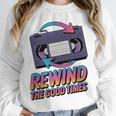 Rewind Good Times Retro VHS Tape Nostalgia 80s 90s Premium Tri-Blend Unisex Sweatshirt Rewind Good Times Retro VHS Tape Nostalgia 80s 90s Premium Tri-Blend Unisex Sweatshirt