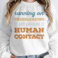 Running On Cheerleading Social Introvert Humor Vintage Unisex Sweatshirt Running On Cheerleading Social Introvert Humor Vintage Unisex Sweatshirt