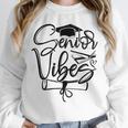 That Says Senior Vibes Graduation Diploma School Spirit Unisex Sweatshirt