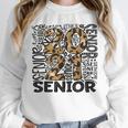 Senior 2021 Grad Class Of 2021 Graduation Leopard Cheetah Unisex Sweatshirt