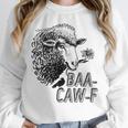 Sheep Baa Crow Caw Back Off Pun Tee For Introverts & Teens Unisex Sweatshirt Sheep Baa Crow Caw Back Off Pun Tee For Introverts & Teens Unisex Sweatshirt