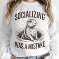 Socializing Was a Mistake Prairie Dog Introverts Humor Unisex Sweatshirt Socializing Was a Mistake Prairie Dog Introverts Humor Unisex Sweatshirt
