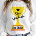 Star Graduate Second Grade Graduation Trophy Cup Unisex Sweatshirt
