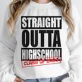 Straight Outta High School Class Of 2023 Graduation Unisex Sweatshirt