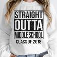 Straight Outta Middle School Graduation Unisex Sweatshirt