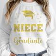 Super Proud Niece Of 2025 Graduate Senior Graduation Family Premium Unisex Sweatshirt