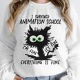 I Survived Animation School Graduation 2026 Unisex Sweatshirt