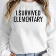 I Survived Elementary Graduation School Student Unisex Sweatshirt