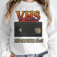 VHS Tape Nostalgia Old School Technology Humor Premium Unisex Sweatshirt