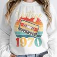 Vintage 1970 Retro Cassette Tape 70s Born Nostalgia Birthday Unisex Sweatshirt Vintage 1970 Retro Cassette Tape 70s Born Nostalgia Birthday Unisex Sweatshirt
