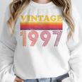 Vintage 1997 Retro Style 90's Born Nostalgia Vibes Birthday Premium Tri-Blend Unisex Sweatshirt