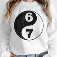 Vintage 6 7 Yin Yang Namaste Six Seven Nostalgia Unisex Sweatshirt