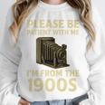 Vintage Please Be Patient With Me I'm From The 1900s Camera Premium Unisex Sweatshirt