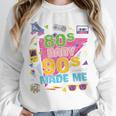 Vintage Retro 80's Baby 90's Made Me 1980s 1990s Nostalgia Premium Tri-Blend Unisex Sweatshirt