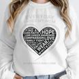 Wear In Memory Of I Miss My Mom Lung Cancer Awareness Premium Unisex Sweatshirt
