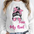 I Wear Pink In Memory Of My Aunt Breast Cancer Awareness Unisex Sweatshirt