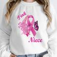 I Wear Pink In Memory Of My Niece Breast Cancer Awareness Unisex Sweatshirt