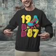 1987 Retro Raised In The 80s Old School Nostalgia Vibes Unisex Sweatshirt 1987 Retro Raised In The 80s Old School Nostalgia Vibes Unisex Sweatshirt