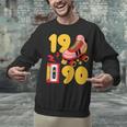 1990 Retro Raised On 90s Music Old School Nostalgia Punk Unisex Sweatshirt 1990 Retro Raised On 90s Music Old School Nostalgia Punk Unisex Sweatshirt