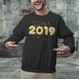 2019 Gold Confetti GraduationShirt High School College Unisex Sweatshirt