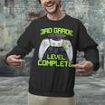 3rd Grade Level Complete Gamer Class Of 2026 Graduation Unisex Sweatshirt