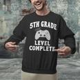 5th Grade Level Complete Gamer Class Of 2025 Graduation Unisex Sweatshirt