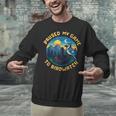 8-Bit Gamer Birder Blue Jay Arcade Nostalgia Nature Unisex Sweatshirt