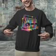 80s 90s Hip Hop Nostalgia Retro Boombox Music Lovers Unisex Sweatshirt