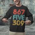 8675309 Retro Vintage 80's 90's Music Nostalgia Unisex Sweatshirt 8675309 Retro Vintage 80's 90's Music Nostalgia Unisex Sweatshirt