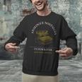 Analogue Nostalgia Typewriter Graphic Unisex Sweatshirt