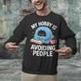 Anti-Social Club Homebody Introvert Hibernate Hermit Shyness Unisex Sweatshirt