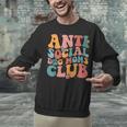 Anti Social Dog Moms Club Introvert Dog Mom Retro Men Women Unisex Sweatshirt Anti Social Dog Moms Club Introvert Dog Mom Retro Men Women Unisex Sweatshirt