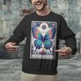 Antisocial Butterfly Introvert Distressed Unisex Sweatshirt Antisocial Butterfly Introvert Distressed Unisex Sweatshirt