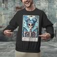 Antisocial Butterfly Tarot Card Introvert Women Stay Home Unisex Sweatshirt