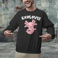 Axolovert Axolotl Humor Salamander Introvert Unisex Sweatshirt