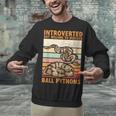 Ball Python Snake Introvert Ball Python Unisex Sweatshirt Ball Python Snake Introvert Ball Python Unisex Sweatshirt