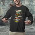 Book Abstract Art Drawing Painting Graphic Book Unisex Sweatshirt
