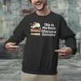 This Is My Book Character Costume Cat Men Women Kids Reading Unisex Sweatshirt