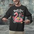 Book Girl Summer Skeleton Reading Books Lovers Beach Unisex Sweatshirt
