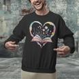 Book Lover Heart Shaped Reading Art Bookworm Unisex Sweatshirt Book Lover Heart Shaped Reading Art Bookworm Unisex Sweatshirt
