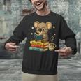Book Lover Koala Reading Bookish Library Read Books Be Kind Unisex Sweatshirt