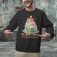 All Booked For Christmas Book Lovers Xmas Tree Lights Unisex Sweatshirt All Booked For Christmas Book Lovers Xmas Tree Lights Unisex Sweatshirt