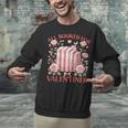 All Booked For Valentines Shirt Romantic Cupid Roses Books Unisex Sweatshirt