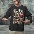 Books Cozy Nooks Hot Cocoa Winter Reading Warmth Comfort Unisex Sweatshirt
