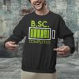 Bsc Completed Bachelor Of Science Graduation 2025 Unisex Sweatshirt