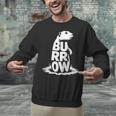Burrow Prairie Dog Word Art Introvert Nature Retreat Men Women Kids Unisex Sweatshirt