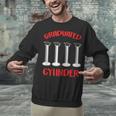 Chemistry Science Joke Graduated Cylinder Graduation T-Shirt Unisex Sweatshirt