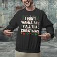 Christmas Sarcastic Introvert Holiday Shirt Unisex Sweatshirt Christmas Sarcastic Introvert Holiday Shirt Unisex Sweatshirt