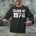 Class Of 1974 High School College Graduation Reunion Unisex Sweatshirt